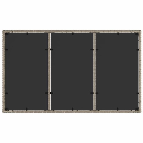 Zestaw do jadalni w ogrodzie 5 pcs Jasnoszary 150 x 90 x 75 cm