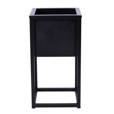 Kwietnik loftowy CONCOVE 40 cm czarny