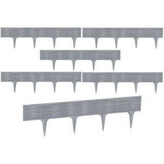 PALISADA OGRODOWA OBRZEŻE TRAWNIKOWE BORDER WIKLINA 390CM SZARY KAMIEŃ