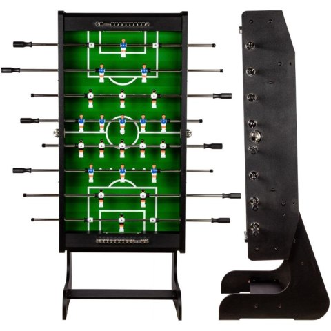 GAMESPLANET Stół piłkarski LIVERPOOL, 141x125x89 cm czarny