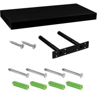 Półka ścienna STILISTA VOLATO - czarny mat 110 cm