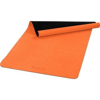 Mata do jogi fitness antypoślizgowa 190×100×0,6cm, pomarańcz