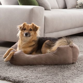 Petstuff Legowisko dla psa, rozmiar L, 80 x 70 x 20 cm, brąz