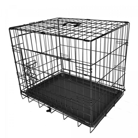 Leopet Składana klatka dla psa 107 x 69 x 75,5 cm XL czarna