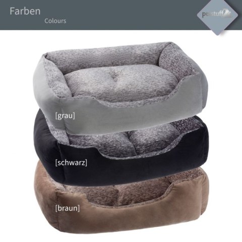 Petstuff Legowisko dla psa, rozmiar XL, 90 x 65 x 22 cm, sza