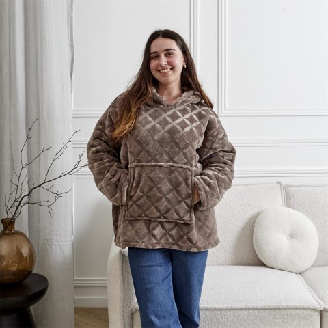 Bluza ocieplana z kapturem/ snuddie