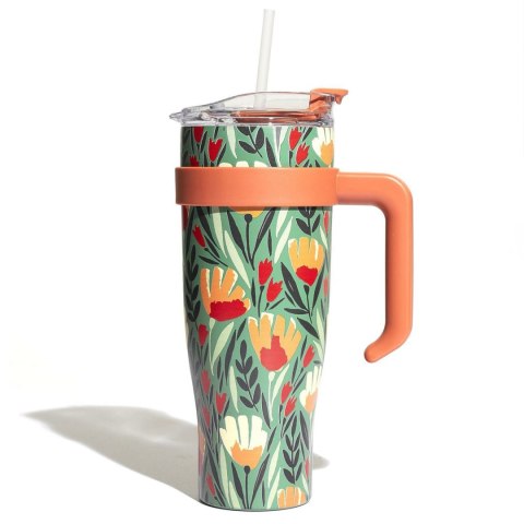 Kubek termiczny z uchwytem Fleur 1,2l