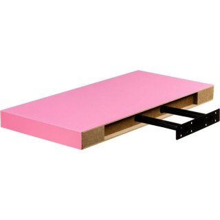 Półka ścienna STILISTA Volato różowa, 110 cm