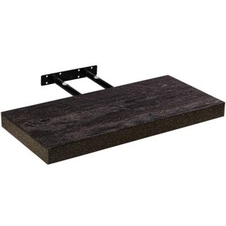 Półka ścienna Stylist Volato, 50 cm, ciemne drewno