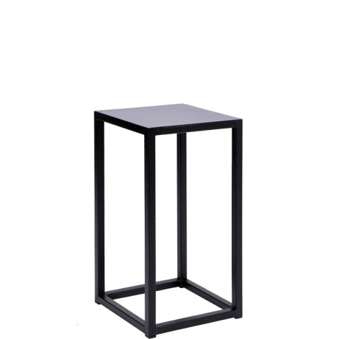 Kwietnik loftowy PIATTO 40 cm czarny
