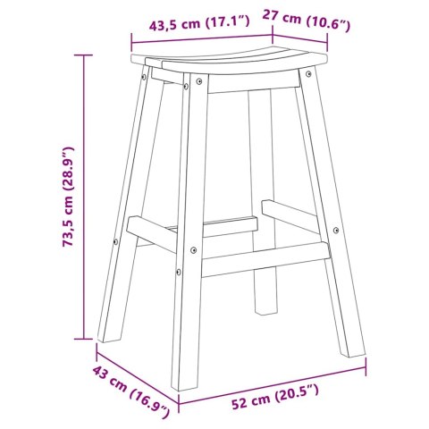 Hokery 9 szt Jasnoszary HDPE