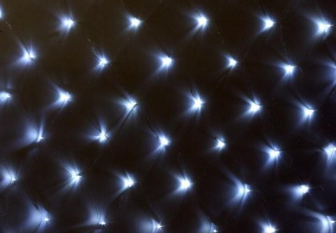 Świąteczna LED świetlna sieć - 2 x 2 m, 160 LED, zimna biel