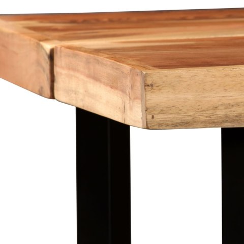 Stolik barowy, drewno akacjowe, 150x70x107 cm