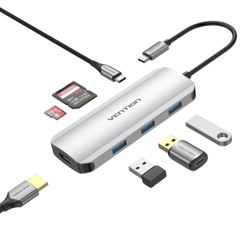 NB ACC DOCKING STATION 7IN1/USB-C 0.15M TOJHB VENTION