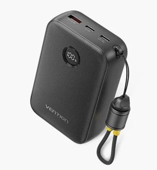 POWER BANK USB 20000MAH 22.5W/BLACK FKBB0-C VENTION