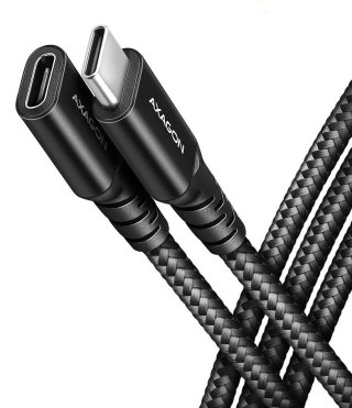 CABLE USB-C EXTENSION 0.5M/BLACK BUCM32-CF05AB AXAGON