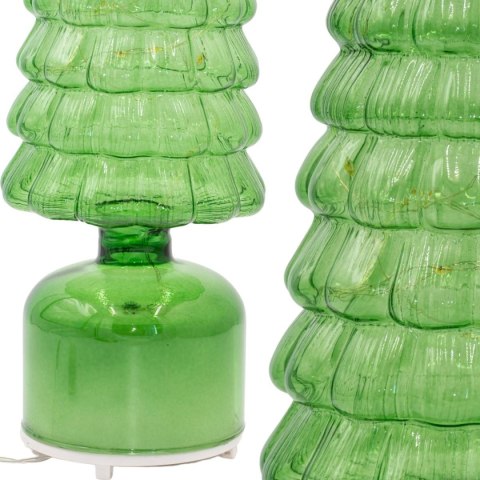 CHOINKA DEKORACYJNA ZIELONA LED 13 KORON CIEPŁY BIAŁY 40CM
