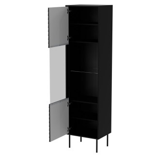 Witryna CORTINA 53x40x182 czarny