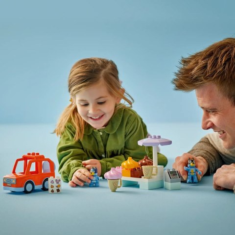 LEGO DUPLO Bluey 10458 Wyprawa po lody z Blue