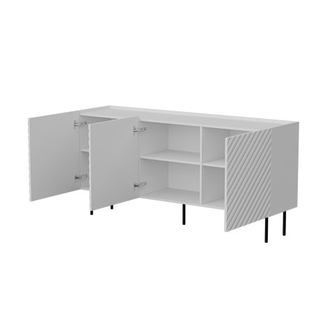 Komoda 3D LUCCA 165x40x80 biały