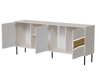Komoda INSERTO 3D1W 190x40x80 kaszmir + LED