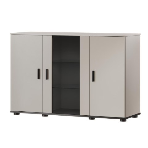 Komoda SOHO 120x41x80 kaszmir+ czarny