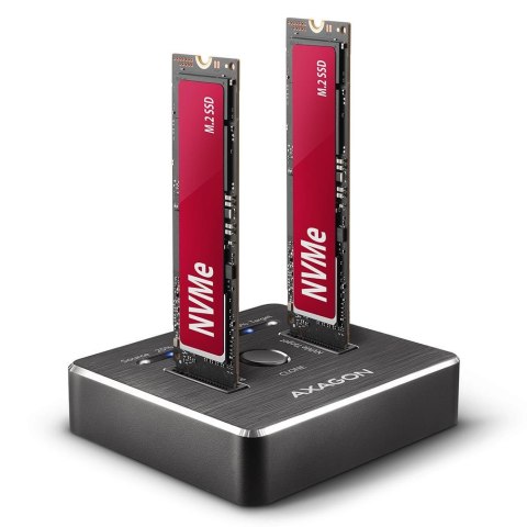 SSD ACC DOCK STATION USB-C/2XM.2 NVME ADSA-M2C AXAGON