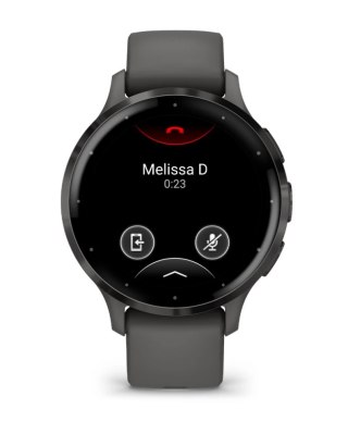 Zegarek sportowy Garmin Venu 3S Pebble Grey AMOLED 41mm Szary