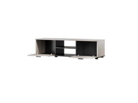 Szafka RTV SOHO 140x43x37 kaszmir+czarny