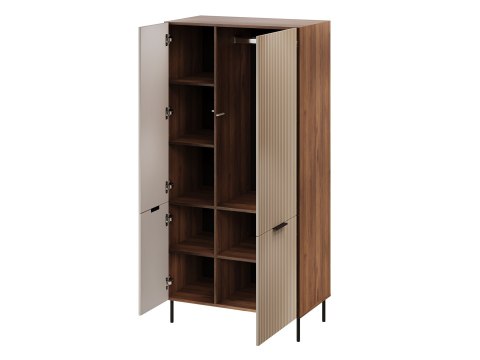 Szafa 5 ALMERA 90x52x185 orzech/kaszmir