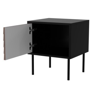 Szafka nocna 2szt CORTINA 45x40x51 czarny/orzech