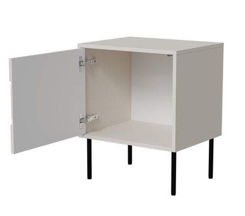Szafka nocna 2szt INSERTO 50x40x61,5 kaszmir + LED