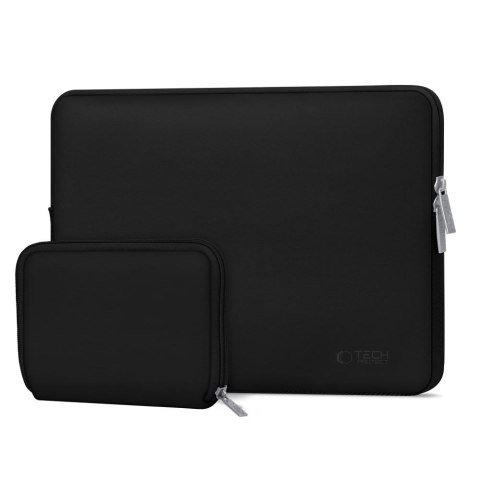 Torba etui pokrowiec na laptopa 13-14'' + etui na akcesoria - czarna