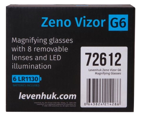 Okulary powiększające Levenhuk Zeno Vizor G6