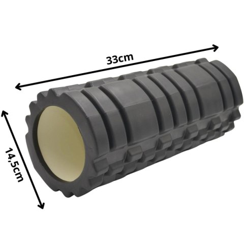 WAŁEK ROLLER DO ĆWICZEŃ 33x15CM CZARNY PURE 2 IMPROVE