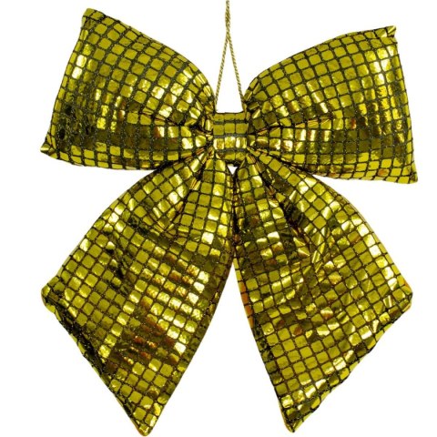 KOKARDA DEKORACYJNA ZŁOTA 30x34CM MICA