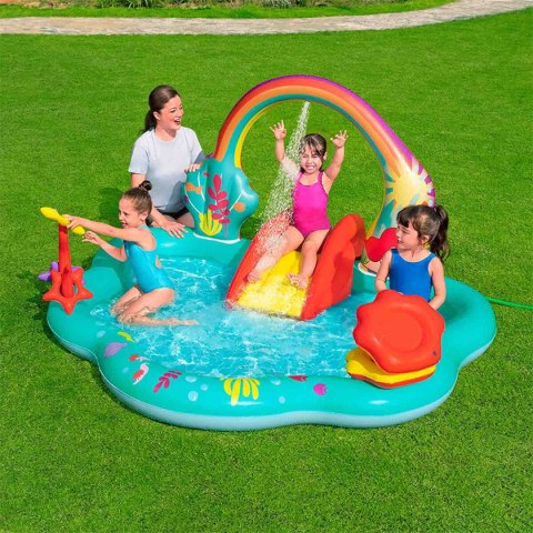 Bestway Basen dmuchany Plac zabaw Disney Syrenka 221x193x117 cm +2 Lata Ogrod 91097