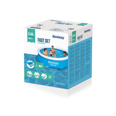 Bestway Basen dmuchany dla dorosłych Pierścień 305x66 cm Ogród 57456