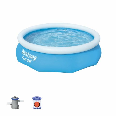 Bestway Basen dmuchany dla dorosłych z obręczą i filtracją 305x76 cm Ogród 57270