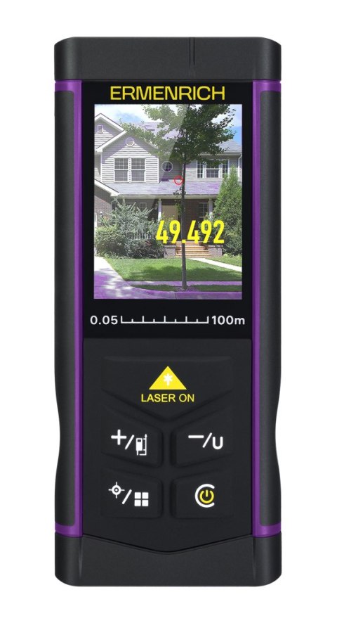Miernik laserowy Ermenrich PRO LR100, z kamerą