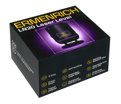 Poziomica laserowa Ermenrich PLUS LN20