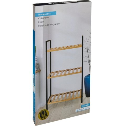 PÓŁKA REGAŁ NA BUTY 3 POZIOMY BAMBUS EXCELLENT HOUSEWARE
