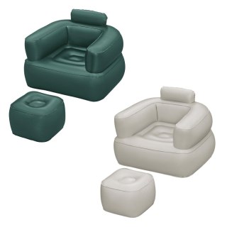 Bestway Fotel Inflacyjny z Podnóżkiem Kolor Mix 107x99x80/48x48x36 cm Wnętrze 75137
