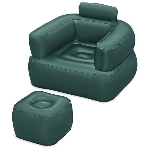 Bestway Fotel Inflacyjny z Podnóżkiem Kolor Mix 107x99x80/48x48x36 cm Wnętrze 75137