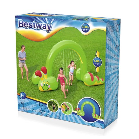 Bestway Jumbo Nadmuchiwany Aspersor Robak 338x110x188 cm +2 Lata Ogród 52398