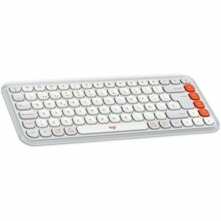 Klawiatura Logitech 920-013069 Biały Pomarańczowy