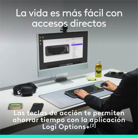Klawiatura Logitech 920-013069 Biały Pomarańczowy