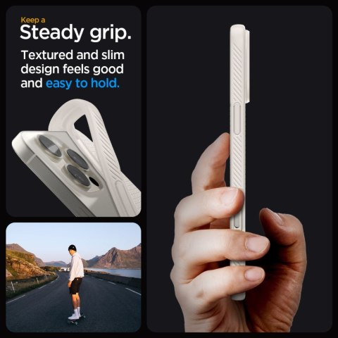 Etui case na iPhone 16 Pro Max Liquid Air - tytanowy