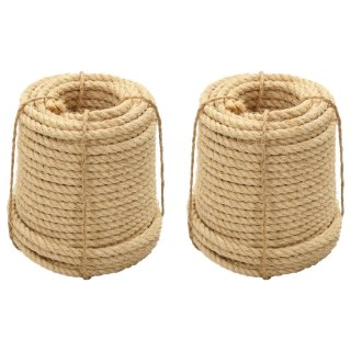 Liny sizalowe, 2 szt., 12 mm, 250 m