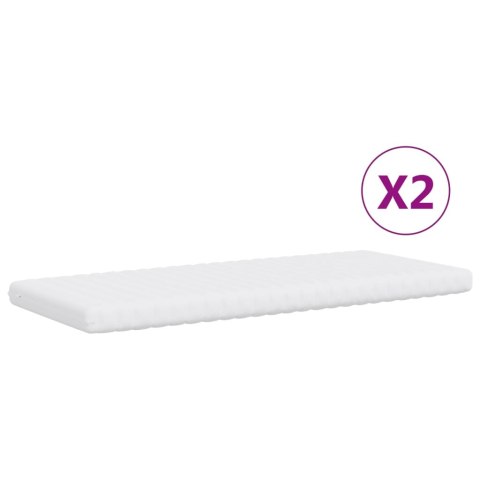 Sofa rozsuwana z materacami, czarna, 100x200 cm, aksamit